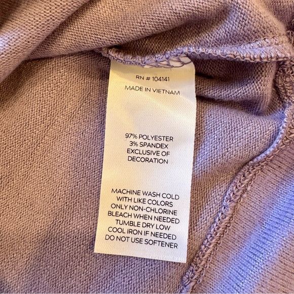 Alpine Design‎ Lilac Soft Turtleneck Sweater - Picture 4 of 6